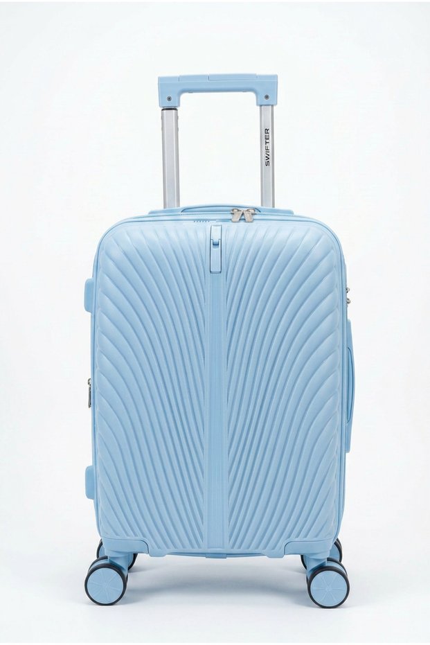 4 Wheels Hard Trolley PP 1498, 18 Inch, Cabin Size(Small), Assorted Colors