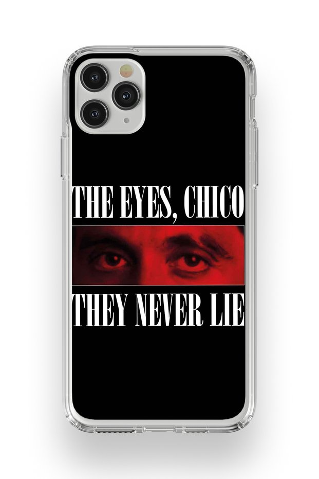 حافظة هاتف شفافة بنمط The Eyes Chico متوافقة مع هاتف iPhone 11 Pro Max