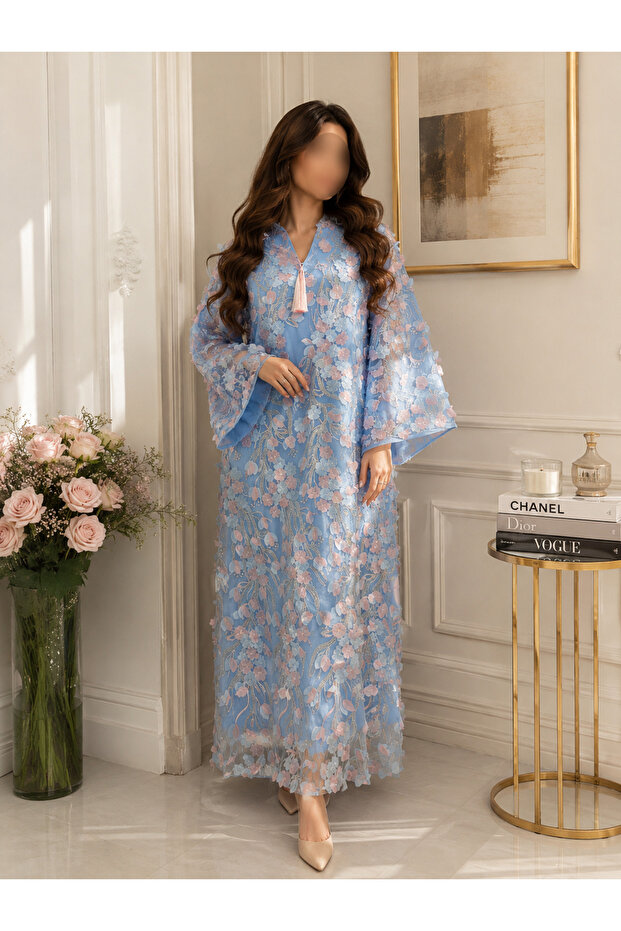 فستان نسائي روز سكاي