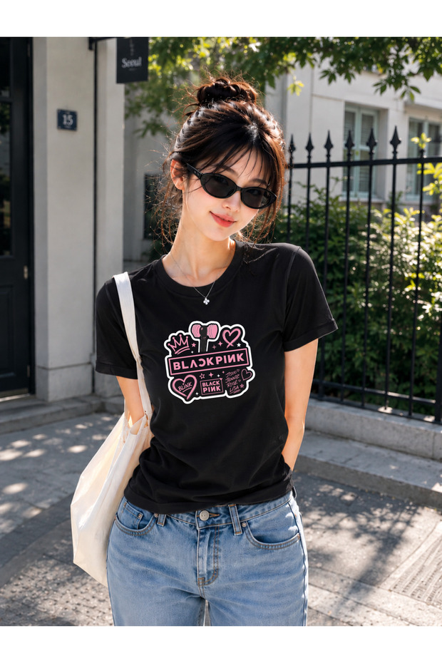 Blackpink Printed T-Shirt - with Supriz Gift |   Premium Quality