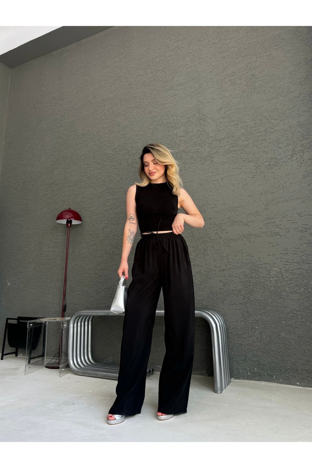 Women's Kupra Tencel Fabric Pants Relaxed Fit Lightweight Flowy Pants - Premium Modal