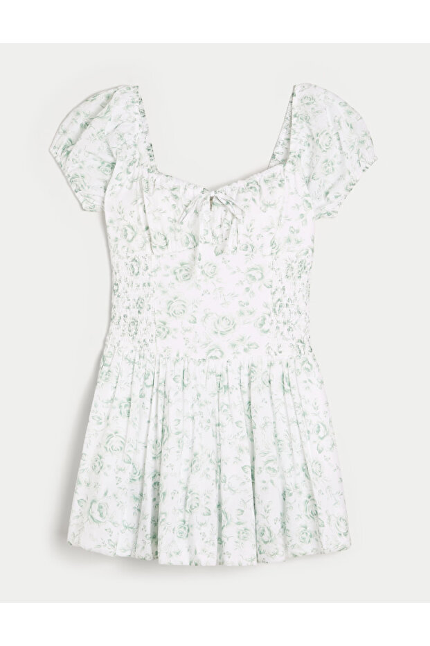 Rochie scurta, Alb - 2