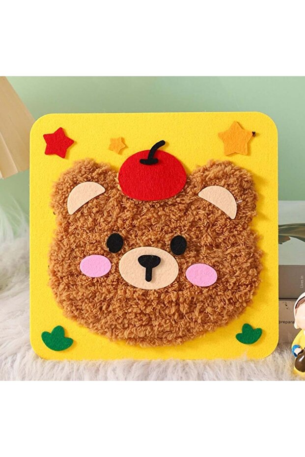Felt Sewing Kit - Felt Kit for Children, Teddy Bear