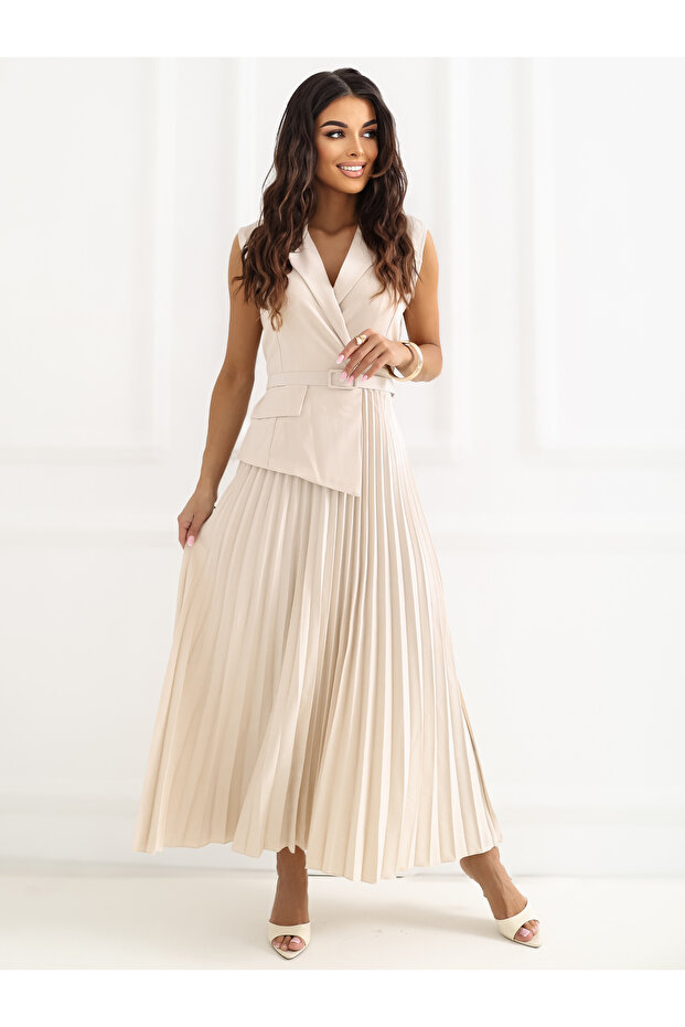 Rochie Dama Bej - 6