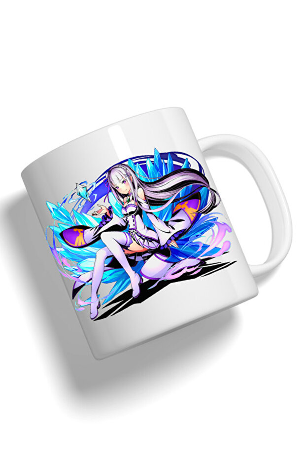 كوب فاشون وورلد مطبوع بتصميم أنيمي عالي الجودة من Re:Zero