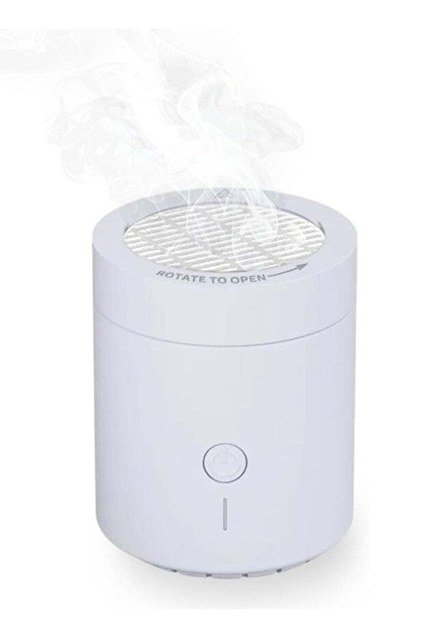 Electronic Bakhoor Burner USB Rechargeable Portable Incense and Oud Diffuser, White