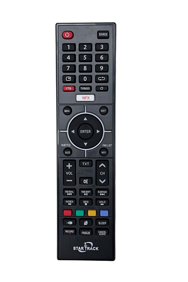 Universal Smart TV Remote Control with YouTube & Netflix Shortcuts, Easy Setup, Ergonomic Design