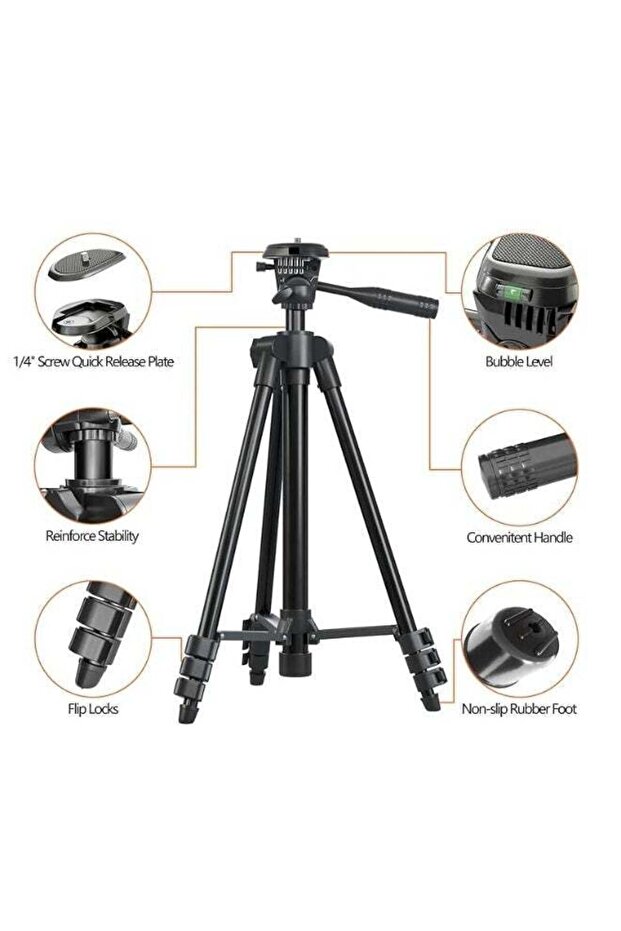 Tripod for iPhone 42-Inch 106cm Lightweight Phone Tripod Stand with Remote & Phone Holder