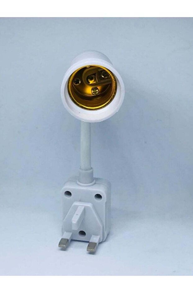 Plug in Light Socket Adapter with On/Off Switch, flexible neck Extension Lamp Bulb Holder Converter for night light Bedside lamp wall lamp bases