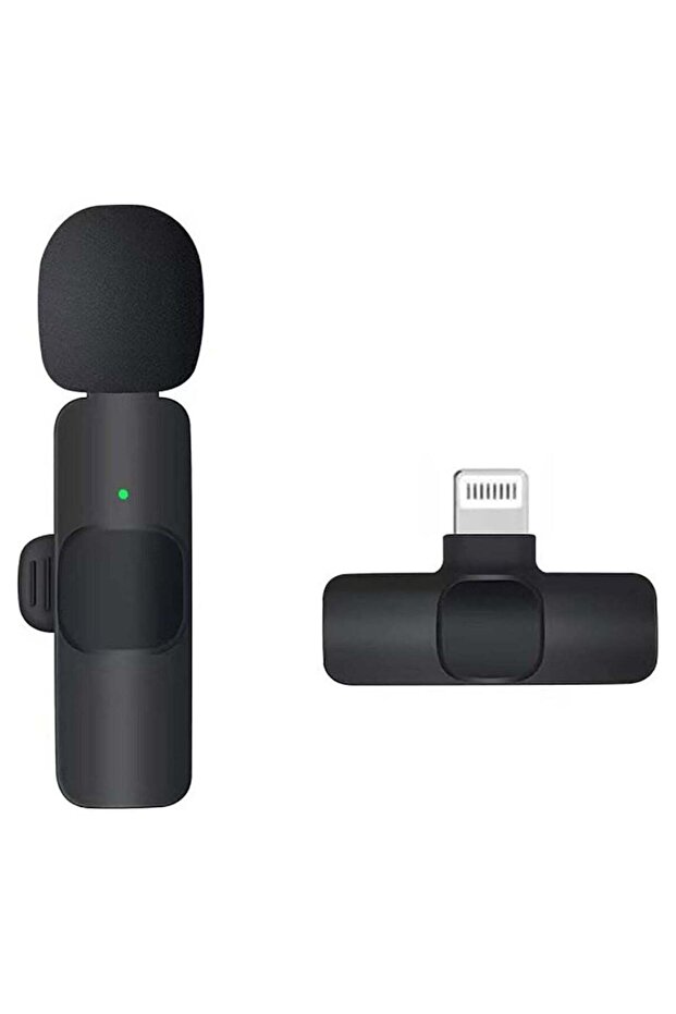 Wireless Lavalier Microphone for iPhone iPad, Plug and Play Mini Mic for YouTube TikTok Live Stream