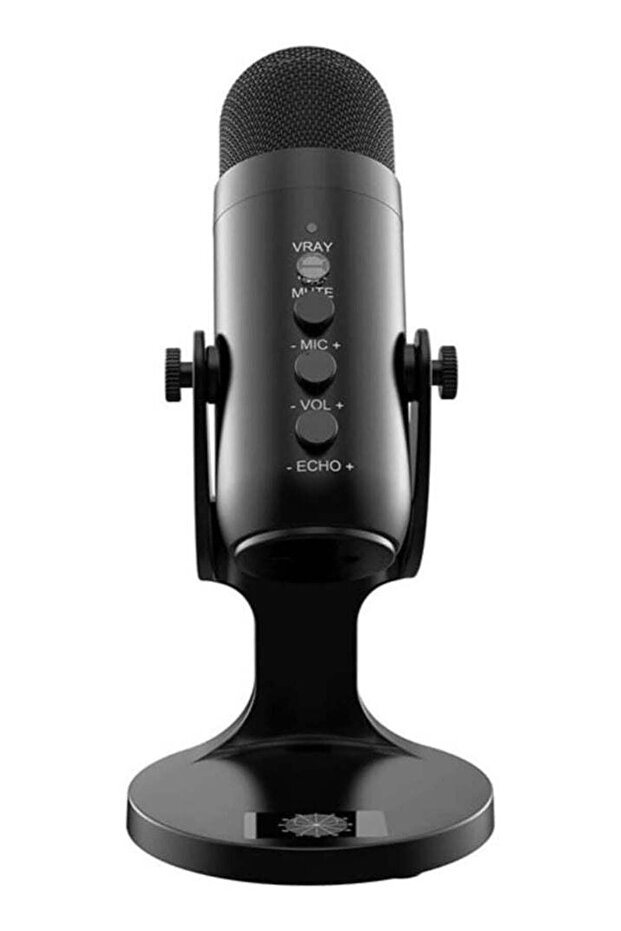 Professional USB Podcast Microphone for PC, Laptop & Mobile – Studio-Quality Condenser Mic with Gain & Reverb Control