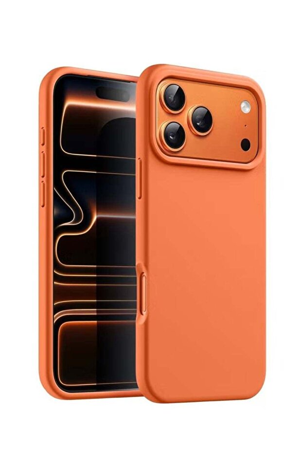 iPhone 17 Pro Max Liquid Silicone Shockproof Anti-Scratch Cover with Microfiber Lining
