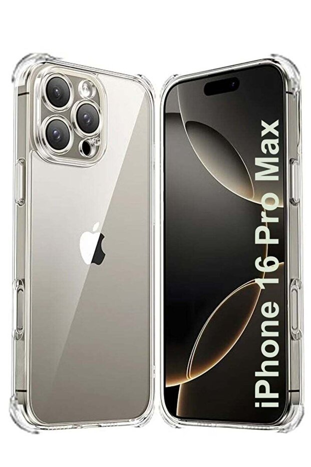Case Cover for iPhone 16 Pro Max - Ultra Clear Flexible Shockproof Silicone Back Case