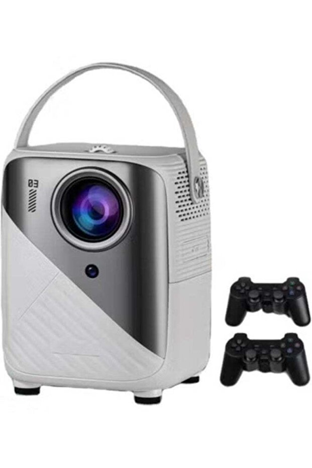 Video Game Projector with 2 Wireless Controllers – Android 9.0 Smart Projector