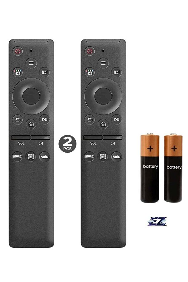 Universal Remote Control for All Samsung TVs - Replacement for Crystal Frame, UHD, Neo QLED, OLED, 4K, 8K Models - Includes Netflix, Prime Video, Hulu Buttons - With Battery