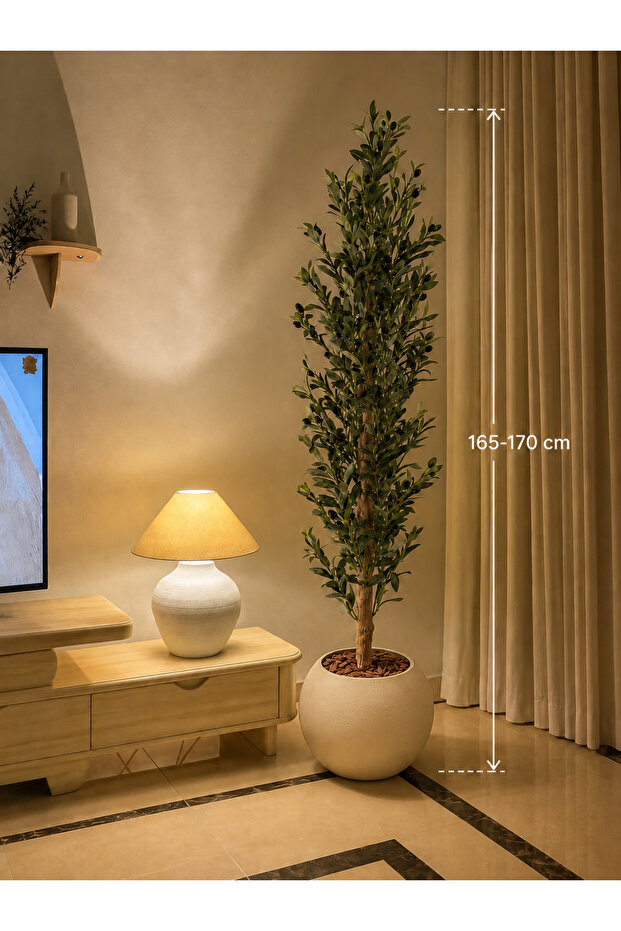 165-170 cm Artificial Olive Tree with a Grafted Trunk