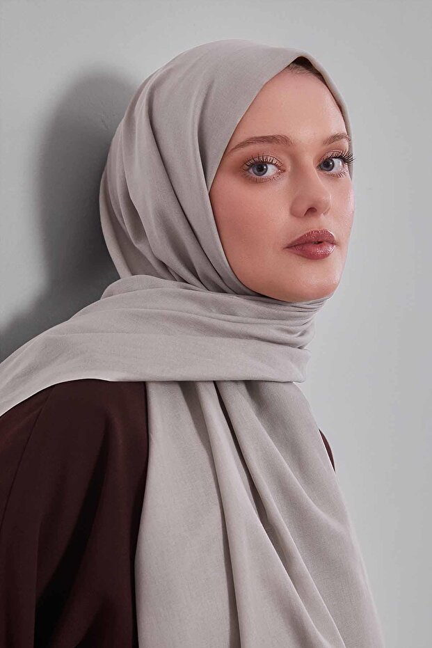 Moss Green Plain Tencel Shawl