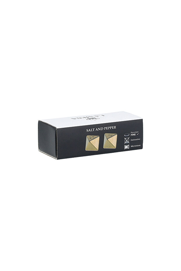 white porcelain salt & pepper 2 pcs set