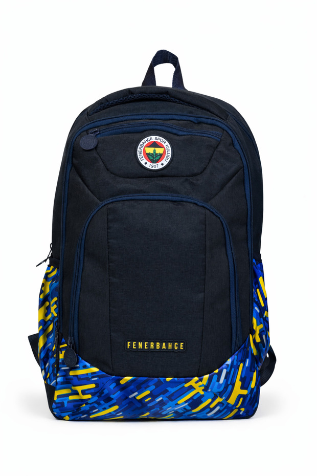 Printed Licensed Multi-Compartment Zippered School Backpack - 1