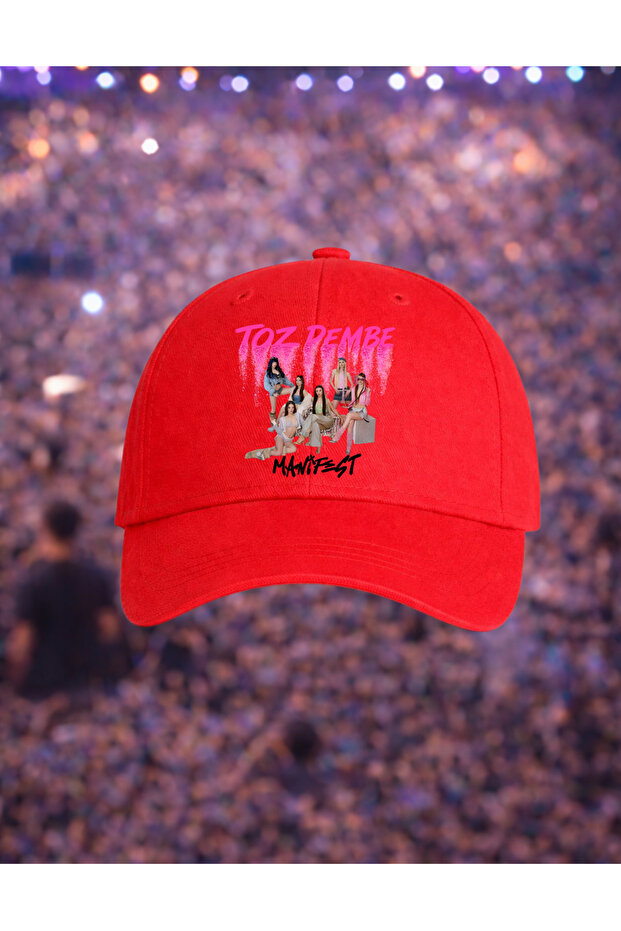 Manifest Dusty Pink Song Concert Design Custom Design Premium Print Hat