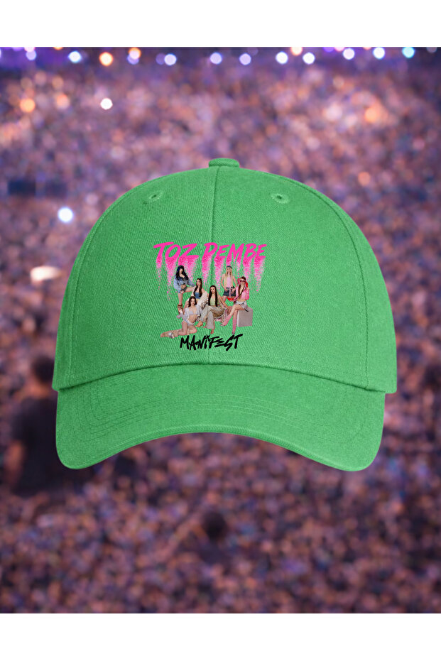 Manifest Dusty Pink Song Concert Design Custom Design Premium Print Hat