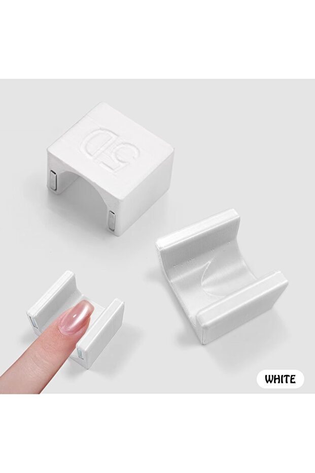 White LINMANDA 5D Multifunctional Cat Eye Nail Polish Gel Magnet Nail Art Magnetic Tool Suitable for