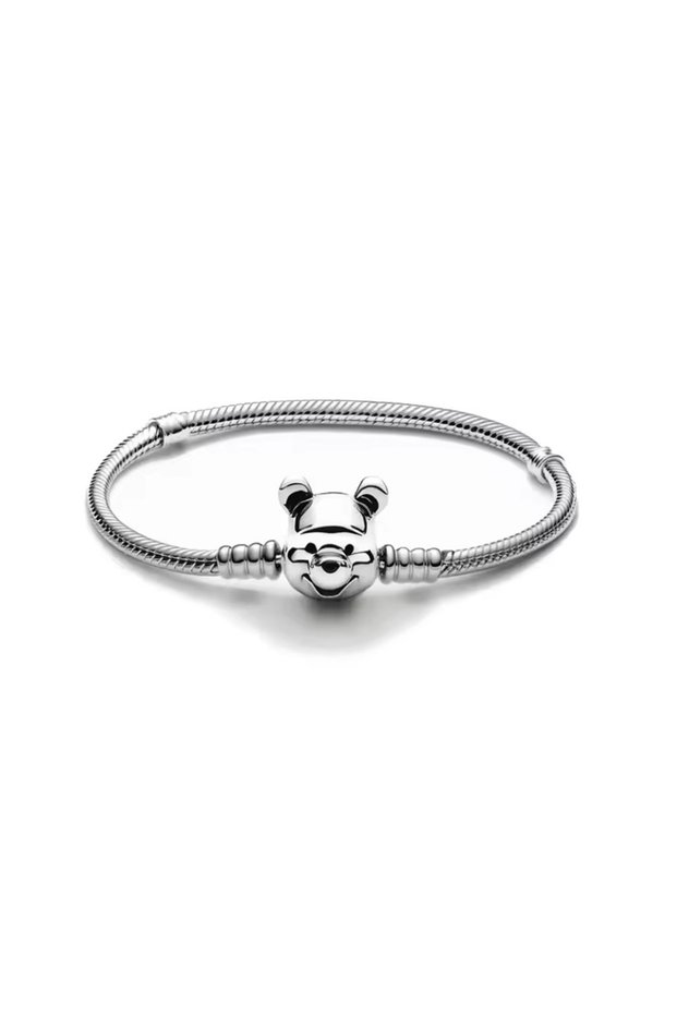 17cm Z116 2026 New 925 Sterling Silver Cute Cartoon Duck Bear Fox Christmas Gift Box Chain Bracelet