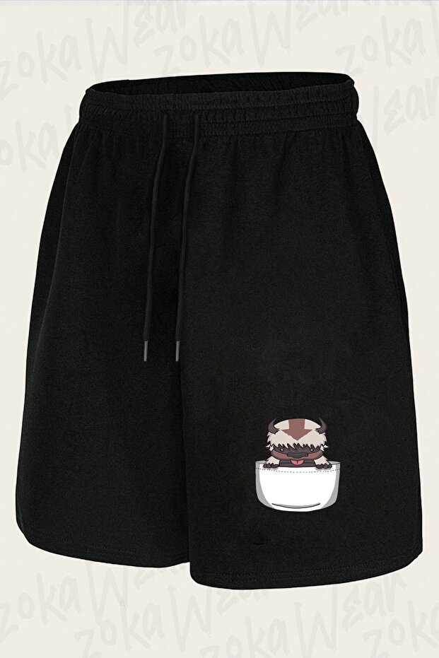 Unisex Appa Avatar Pocket Design Printed Shorts