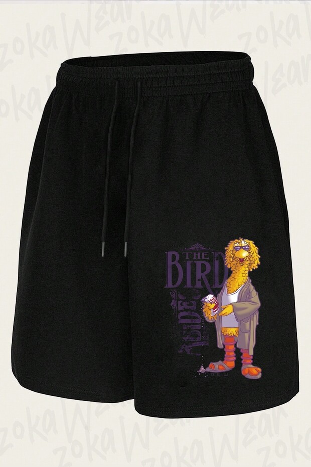 Unisex the Big Birdowski Design Printed Shorts