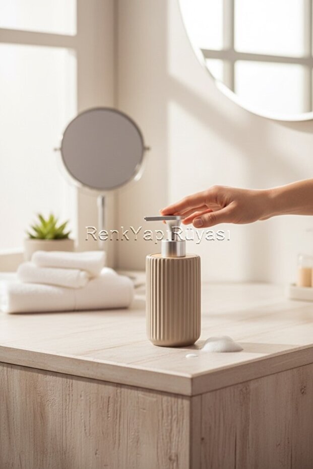 Quality Stylish Ceramic S300Ml Liquid Soap Dispenser for Kitchen Bathroom Liquid Soap Dispenser 8*18