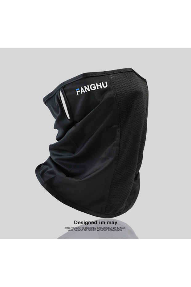 black Mesh Breathable Ear Loop Mask Elastic Sunscreen Anti-UV Face Covering Thin Breathable Sports N