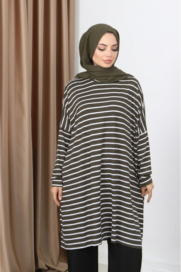 Striped Combed Tunic