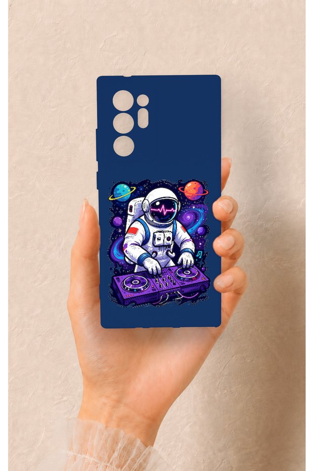 Samsung Note 20 Ultra Compatible Astronaut Dj Patterned Silicone Case