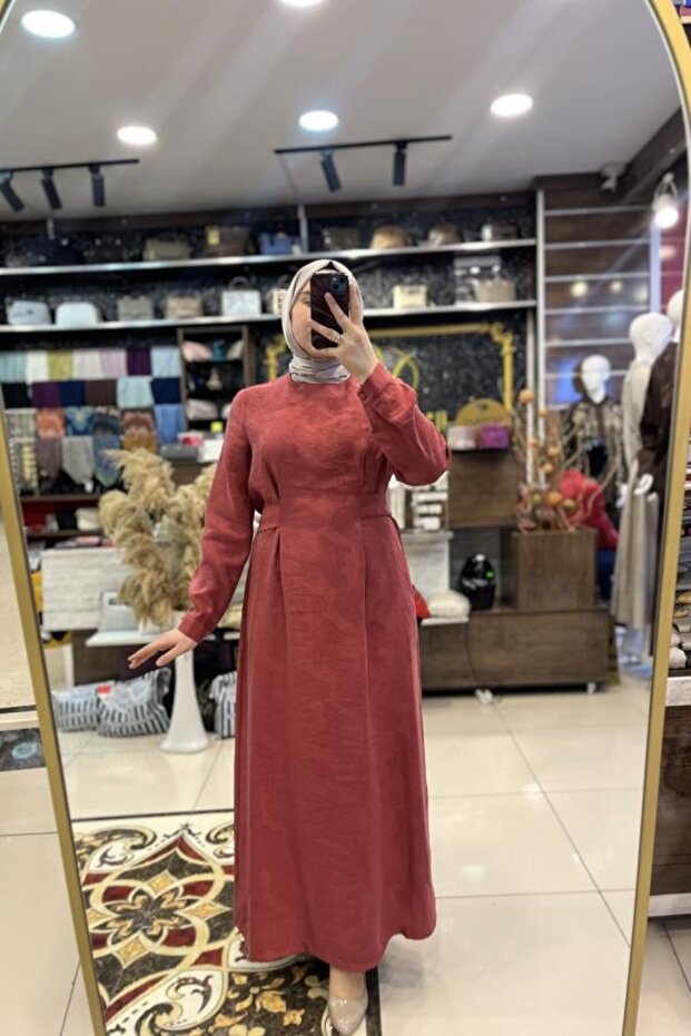 فستان منقوش منقوش