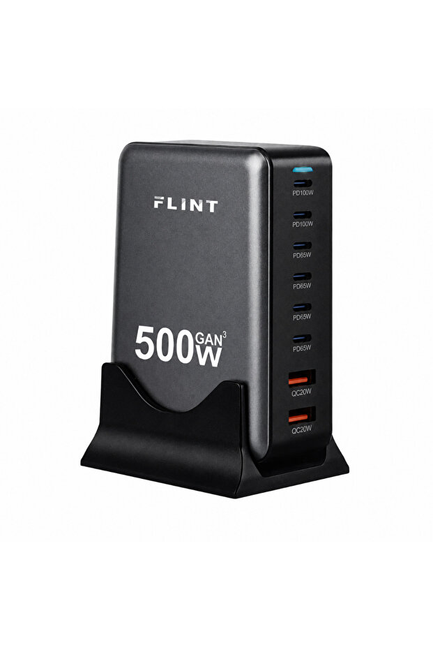 شريط طاقة متعدد المنافذ FL-W516 بقوة 500 واط - مقبس تمديد متعدد المنافذ للمنزل والمكتب