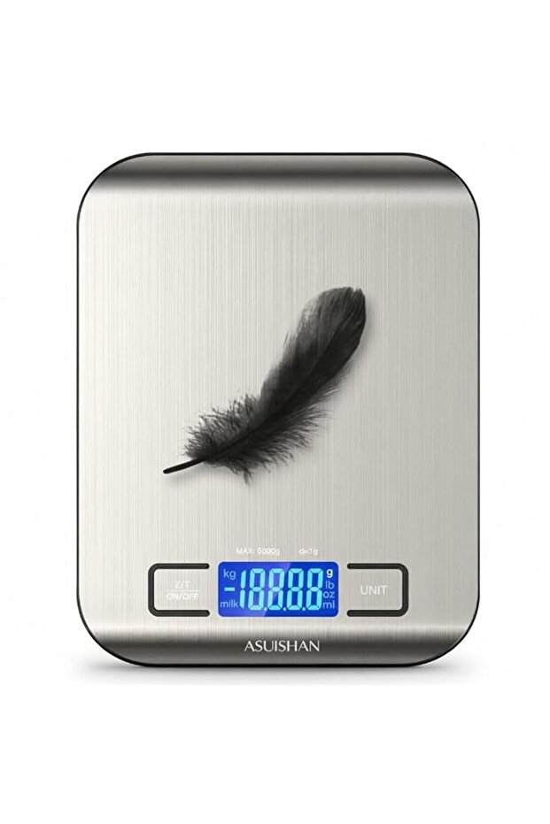 Kitchen Scale Digital Scale Food Scale Baking Scale Weight Measurement High Precision Tare Function LCD Display Cooking Tool