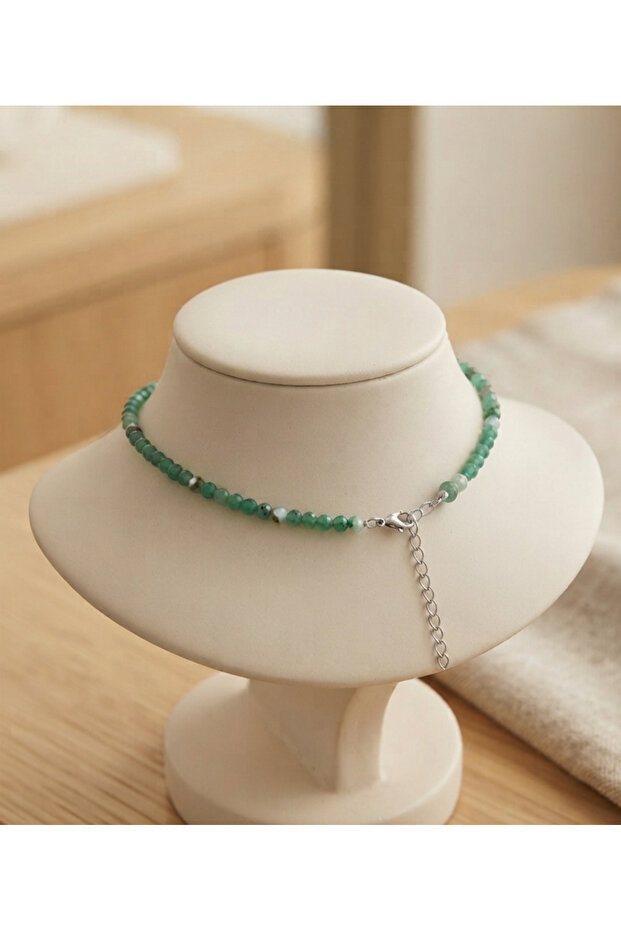 Natural Agate Stone Positive Energy 35 cm Necklace