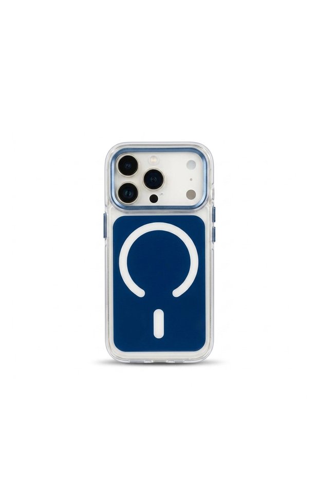 iPhone 16 Pro Max Magsafe Compatible Premium Silicone Case with Transparent Edges – Shock-Absorbing Protection