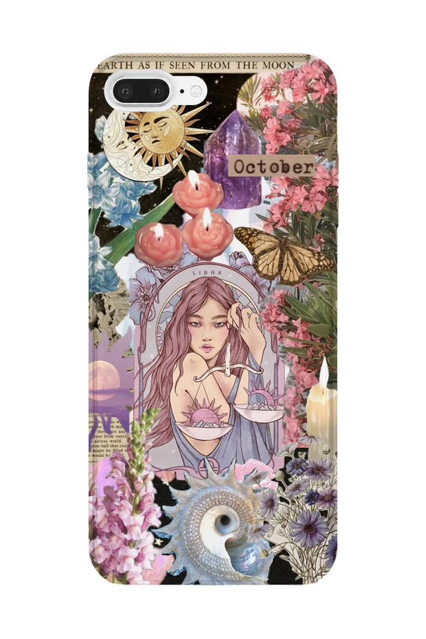 iPhone 7 Plus Compatible Printed Transparent Phone Case | Collection: Zodiacmuse Celestia