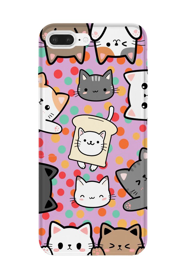 iPhone 7 Plus Compatible Printed Transparent Phone Case | Collection: Pawprint Stories