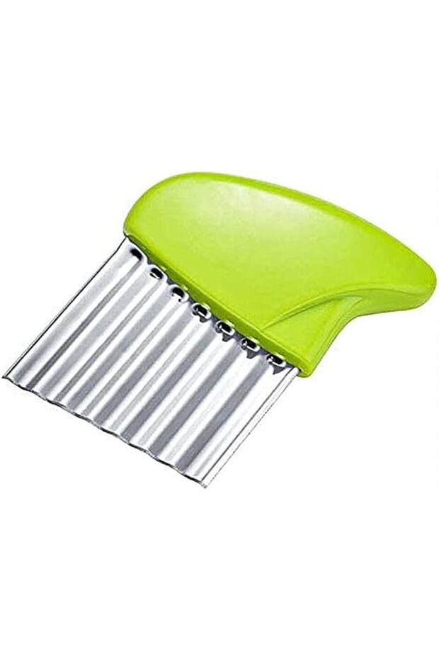 Stainless Steel Vegetable, Fruit Crinkle Wavy Cutter Blade Knife