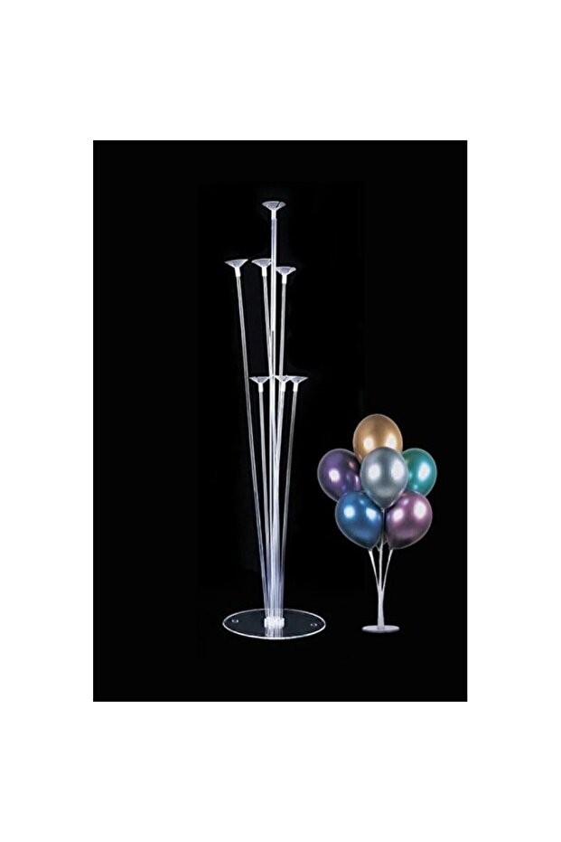 7-Piece Balloon Stand Birthday Decoration, Balloon Decoration Set with Stands