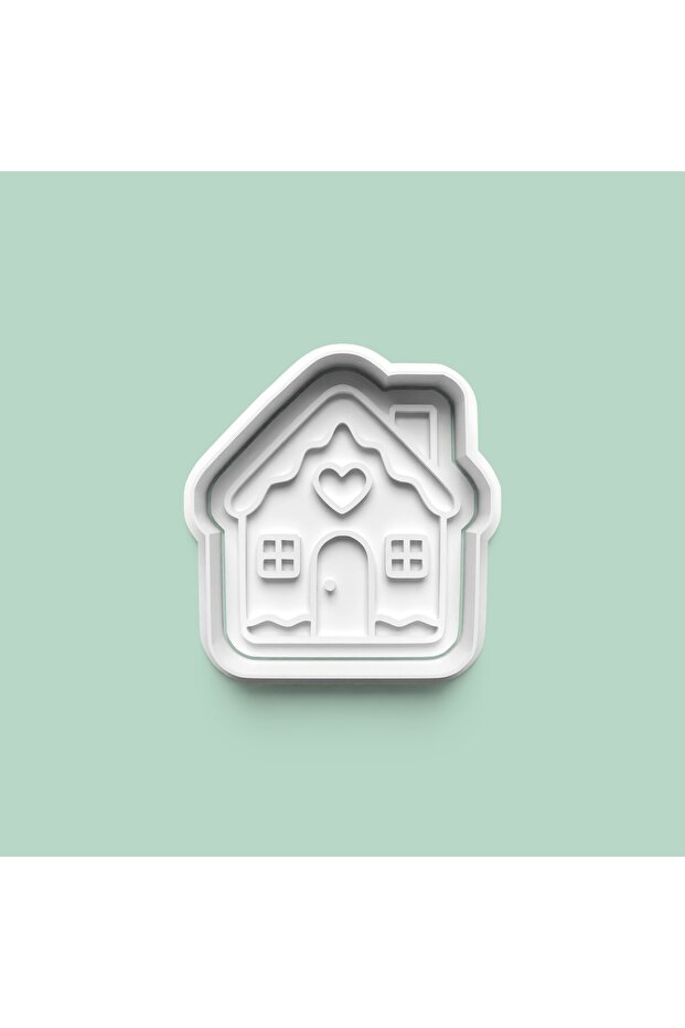 Tiny Cute House Themed Cookie Mold and Sugar Dough Mold 0978-2