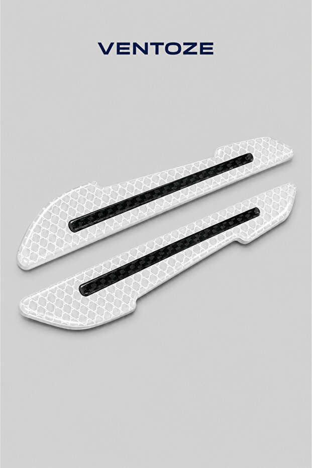 Car Mirror Reflector – Modified Side Mirror Accessory Reflective Design White