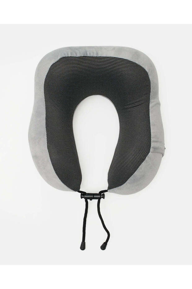 Grey Memory Foam Neck Pillow