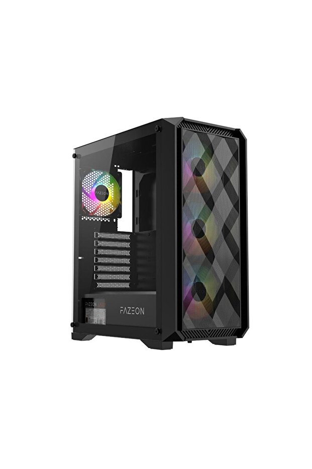 FAZEON F4 650W 80PLUS BRONZE شبكة 4x120mm ARGB مروحة حالة الكمبيوتر ATX