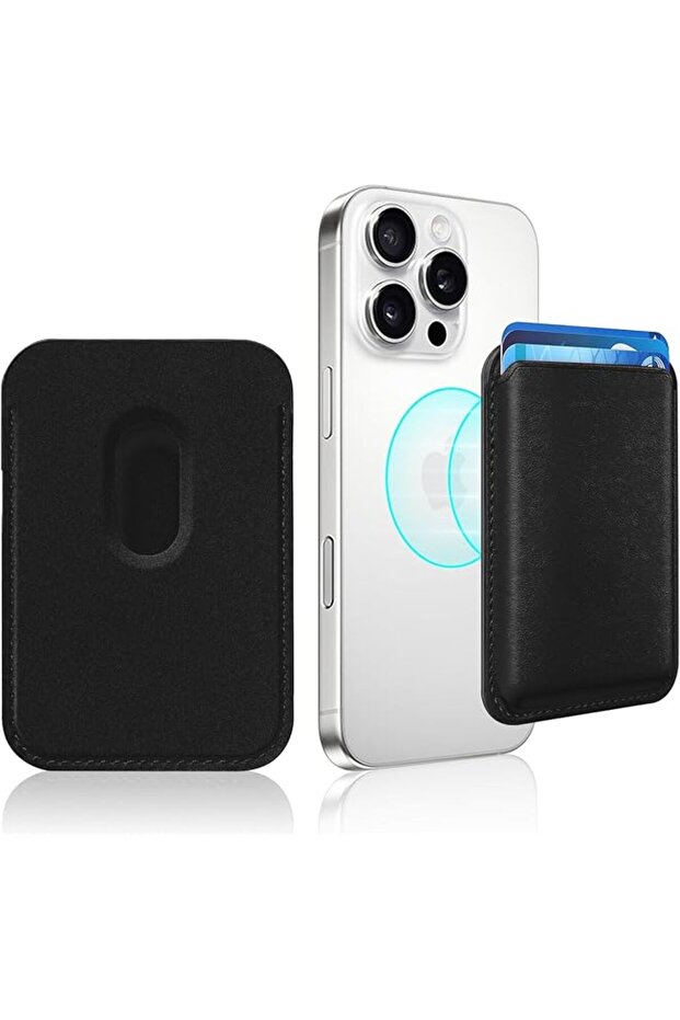 Magnetic Wallet Card Holder Compatible with MagSafe Wallet for iPhone 16 Pro Max/16 Pro/16/16 Plus/iPhone 15 Model,