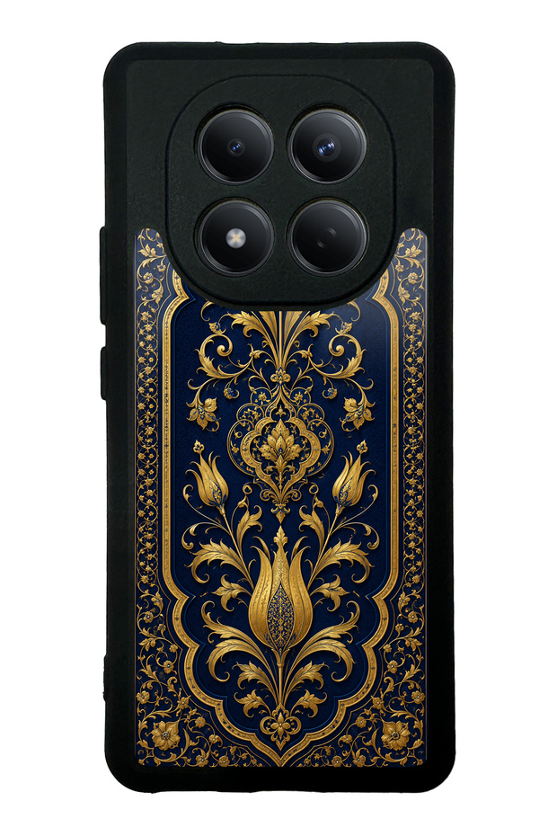 Xiaomi Redmi Note 15 4g Sapphire Ottoman Gold Design Glossy Phone Case