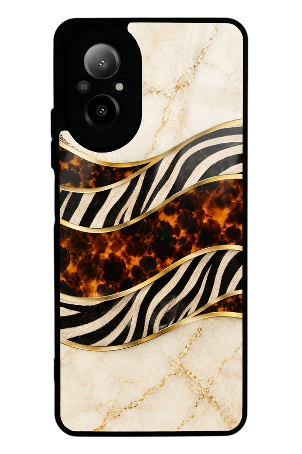 Realme 12 Lite Ivory Safari Design Glossy Phone Case