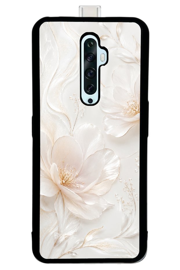 Oppo Reno 2Z Ivory Pearl Blossom Design Glossy Phone Case